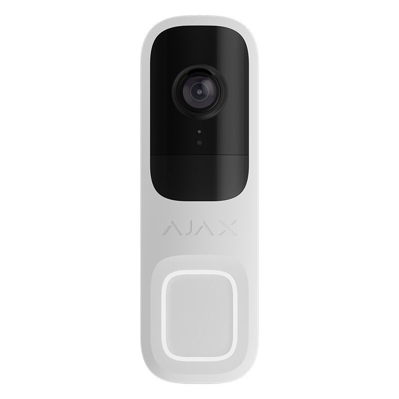Ajax DoorBell vit - Videoringklocka för Ajax larmsystem