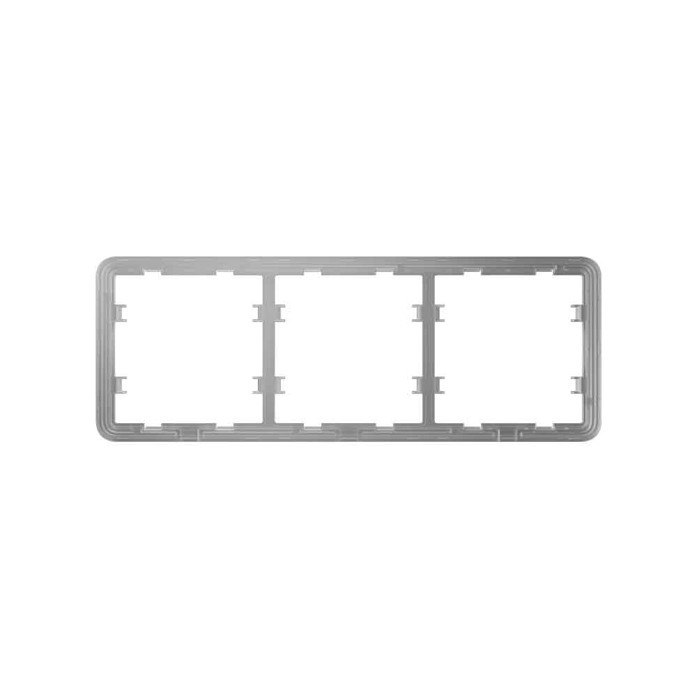 Ajax Frame 3 seats - För montering av 3 Ajax LightSwitch och LightCore - Ram för montering av flera strömbrytare