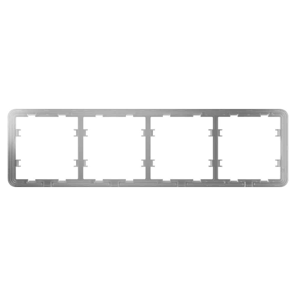 Ajax Frame 4 seats - För montering av 4 Ajax LightSwitch och LightCore - Ram för montering av flera strömbrytare
