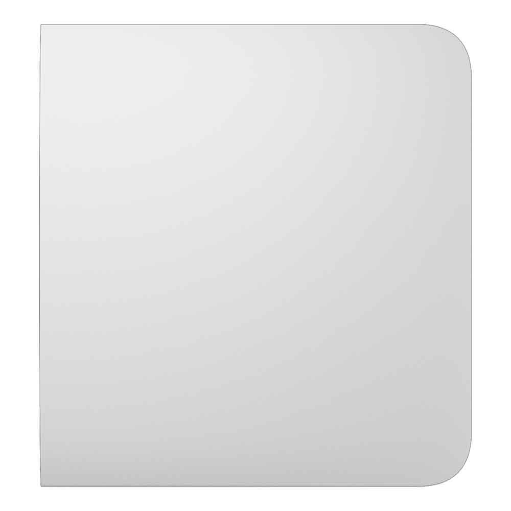 SideButton (1-gang) - Enkelknapp för Ajax LightCore och Ajax Frame - monteras både till höger och vänster vit