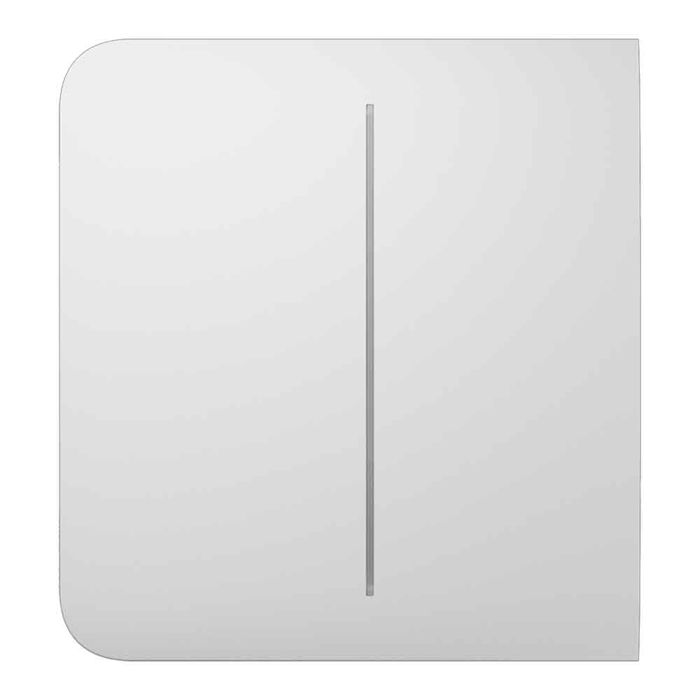 SideButton (2-gang) - Dubbelknapp för Ajax LightCore och Ajax Frame - monteras både till höger och vänster vit