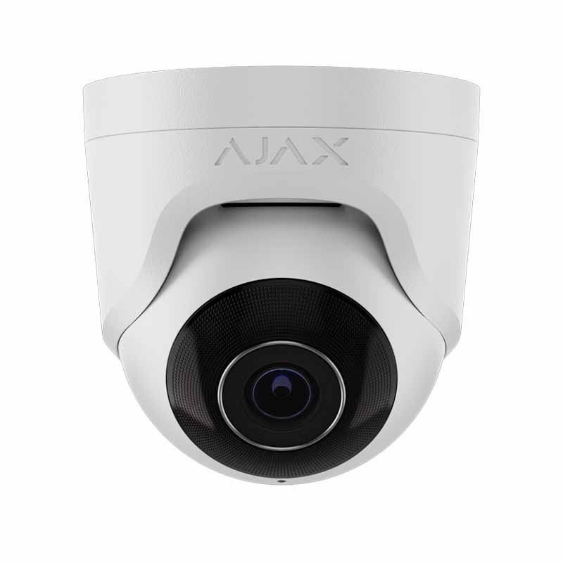 Ajax TurretCam 5mp och 8mp med 2.8mm och 4 mm lins vit