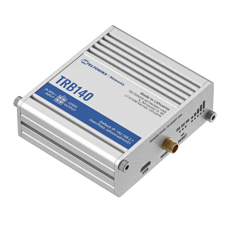 Teltonika TRB140 - 4G Gateway för industri och övervakningskameror