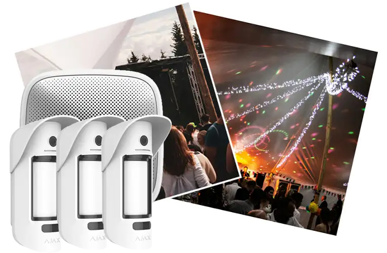 Festival och tältlarm - Larm till tält och event