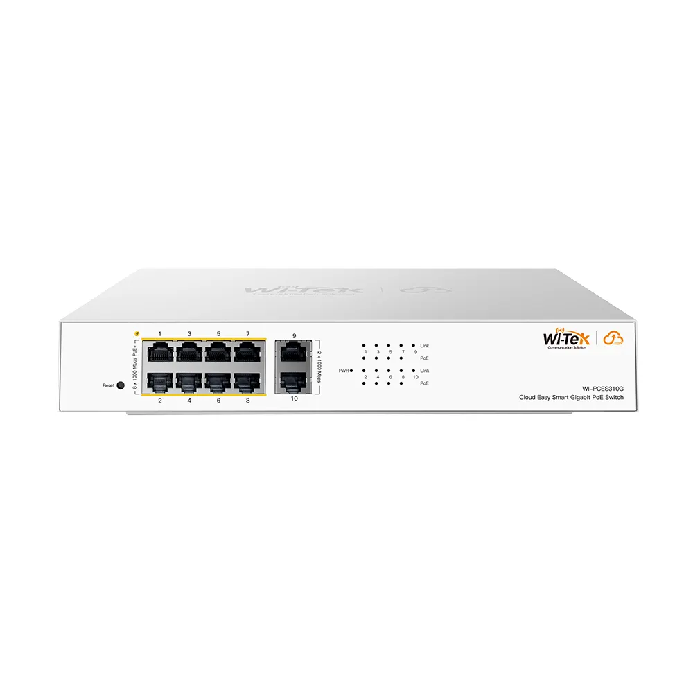 Witek 8 port PoE gigabit switch